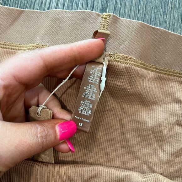 NWT Skims Cotton Rib Brief Camel - Size 4X - Picture 2 of 4
